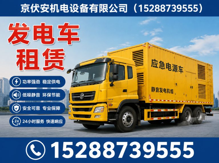 柳州发电机出租展示图
